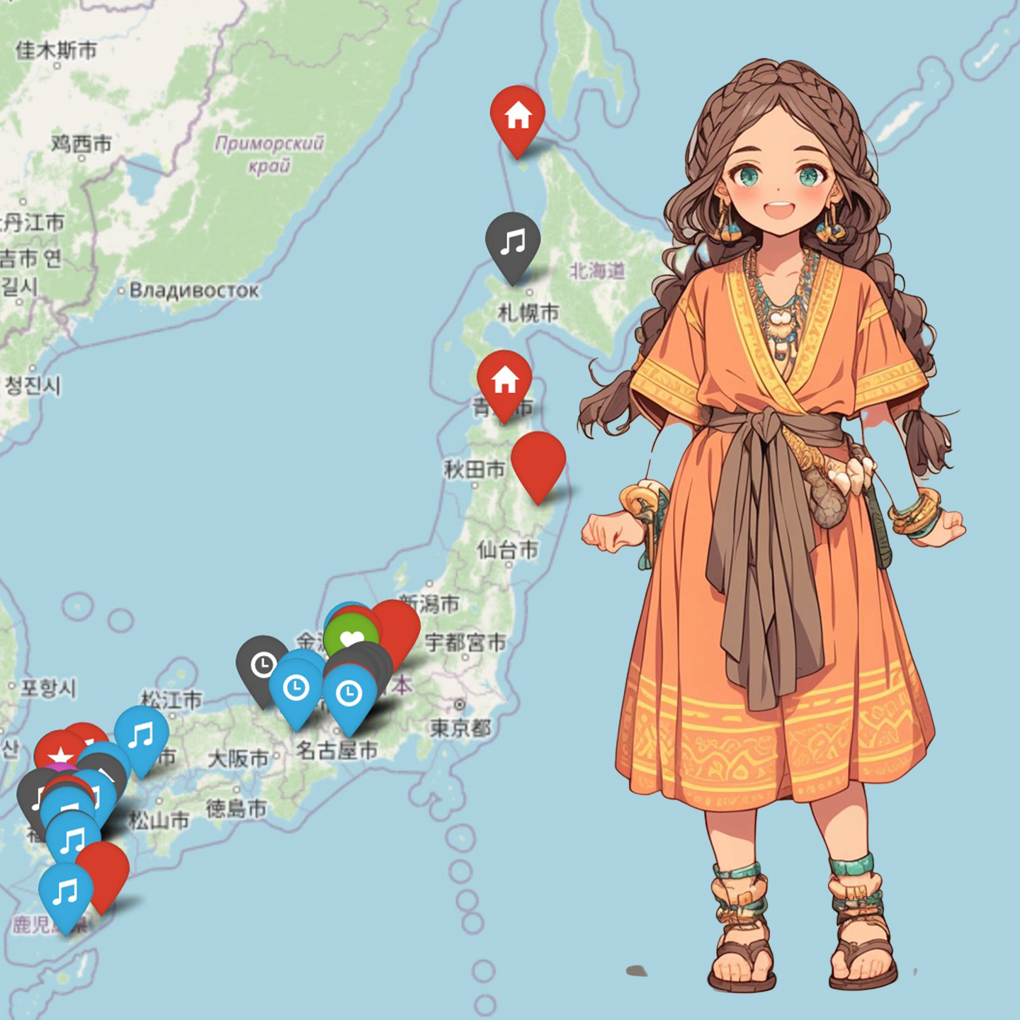 世界縄文マップとは